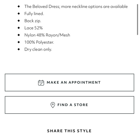 David’s Bridal F17063 One shoulder lace bridesmaid dress - Picture 4 of 5